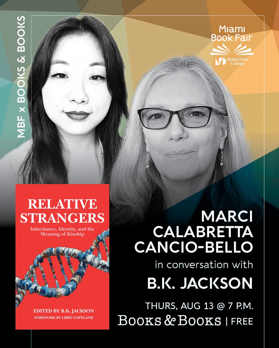 jaxbkjax's tweet photo. Join us in Miami to talk about family secrets, DNA surprises, adoptee storytelling, and identity at Books &amp; Books Thursday at 7pm https://t.co/ZcdNuG03E3