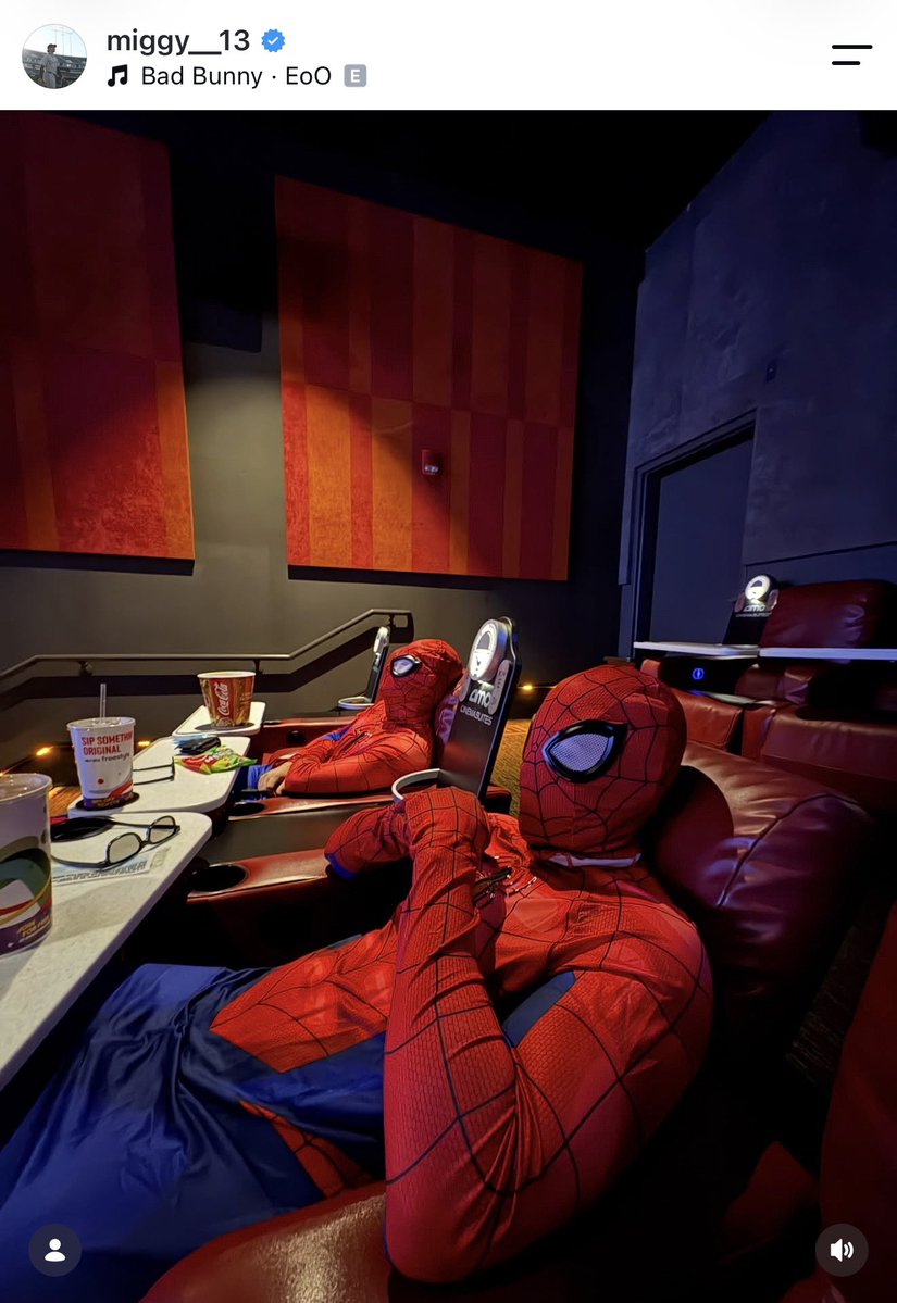 TalkinBaseball_'s tweet photo. Miguel Vargas and Sam Antonacci went to the movies dressed as Spider-Man https://t.co/lAvnKU2rkm
