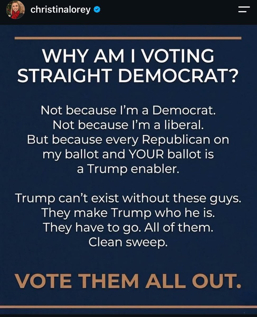 Danphillipsresi's tweet photo. I refuse to vote for a trump enabler. He has to be stopped. https://t.co/Xtfk8nt61z