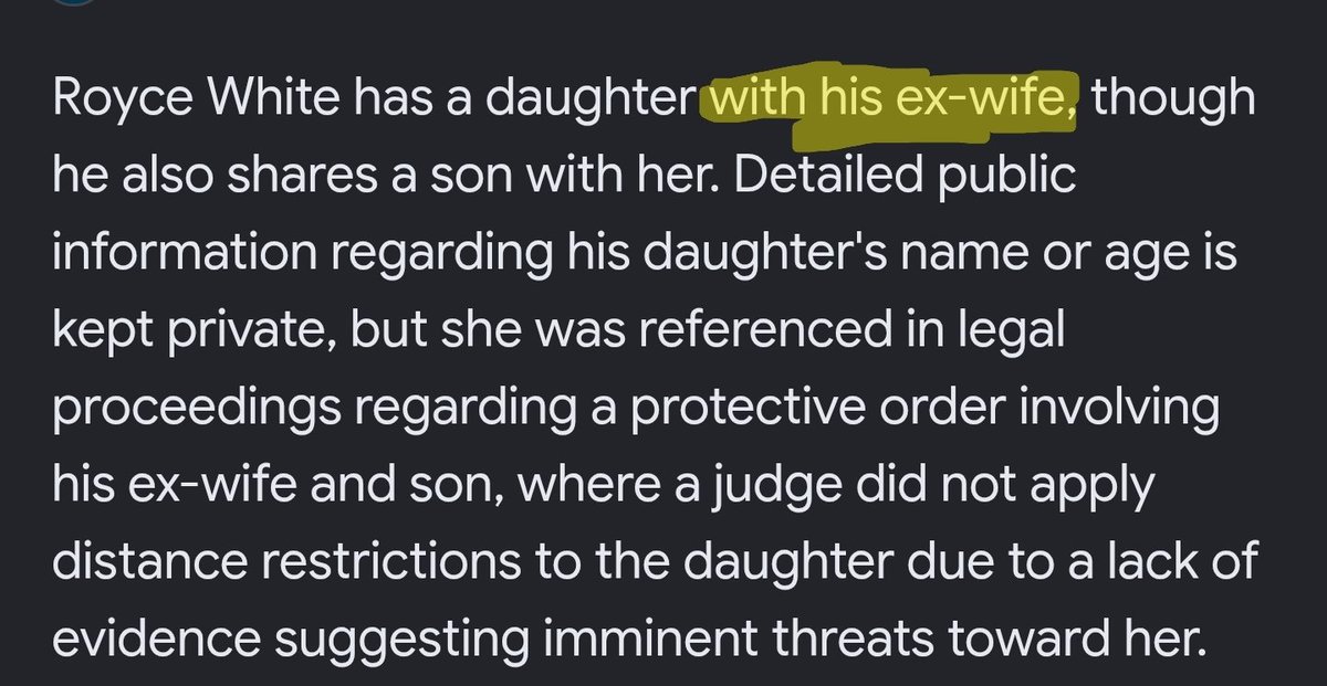 Eightsicks's tweet photo. @Serf_n_USA @Ducksurviorrr @RealCraigT Oh wow so he's still a deadbeat 

I know you dont interact with women, but usually your daughter won't associate with you once her mother hates you. 

Nice the court didn't bar him explicitly from seeing his daughter, but he beat her mother so they probably don't have to. https://t.co/H7cn57eMQf