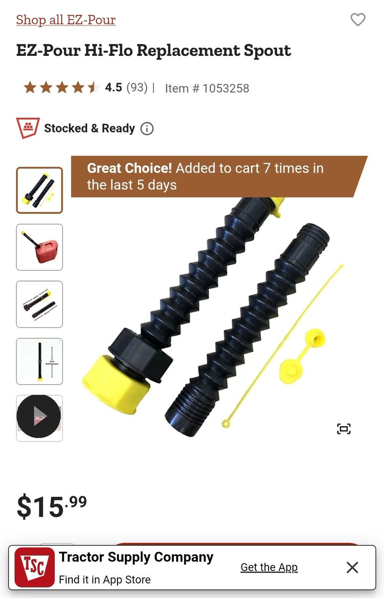 pittman_noah's tweet photo. @6Shittalkerffs Buy you gas can then go to tractor supply and get yourself a "replacement spout" and dont end up in the ER https://t.co/xmhYbekNRS