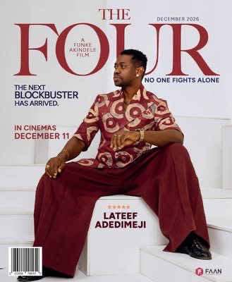 donpizzlee's tweet photo. LA FUNKY IS GIVING US ANOTHER
BLOCKBUSTER MOVIE BY DECEMBER .
TITLE: THE FOUR
No One Fights Alone.
A Funke Akindele Film.
In cinemas December 11, 2026. 🎬
#TheFour #NoOneFightsAlone #TheNextBlockbuster #FunkeAkindeleNetwork #Dec11
YOUR FAV ACTOR AND ACTRESSES ARE PRESENT https://t.co/fw1PeiHOEU