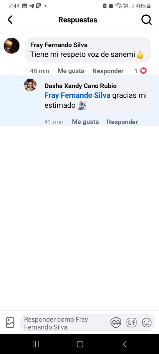 Frayfer1986's tweet photo. Esto es lo bueno de las redes sociales, que actores de doblaje como DASHA XANDY CANO RUBIO LA VOZ DE SANEMI Y KAIGAKU DE #KIMETSUNOYAIBA SE SOLIDARIZEN POR LO QUE SE RSTA VIVIENDO EN MI PAIS Y ASI LE RESPONDI A TRAVES DE SU FACEBOOK https://t.co/RurRkUk2XY