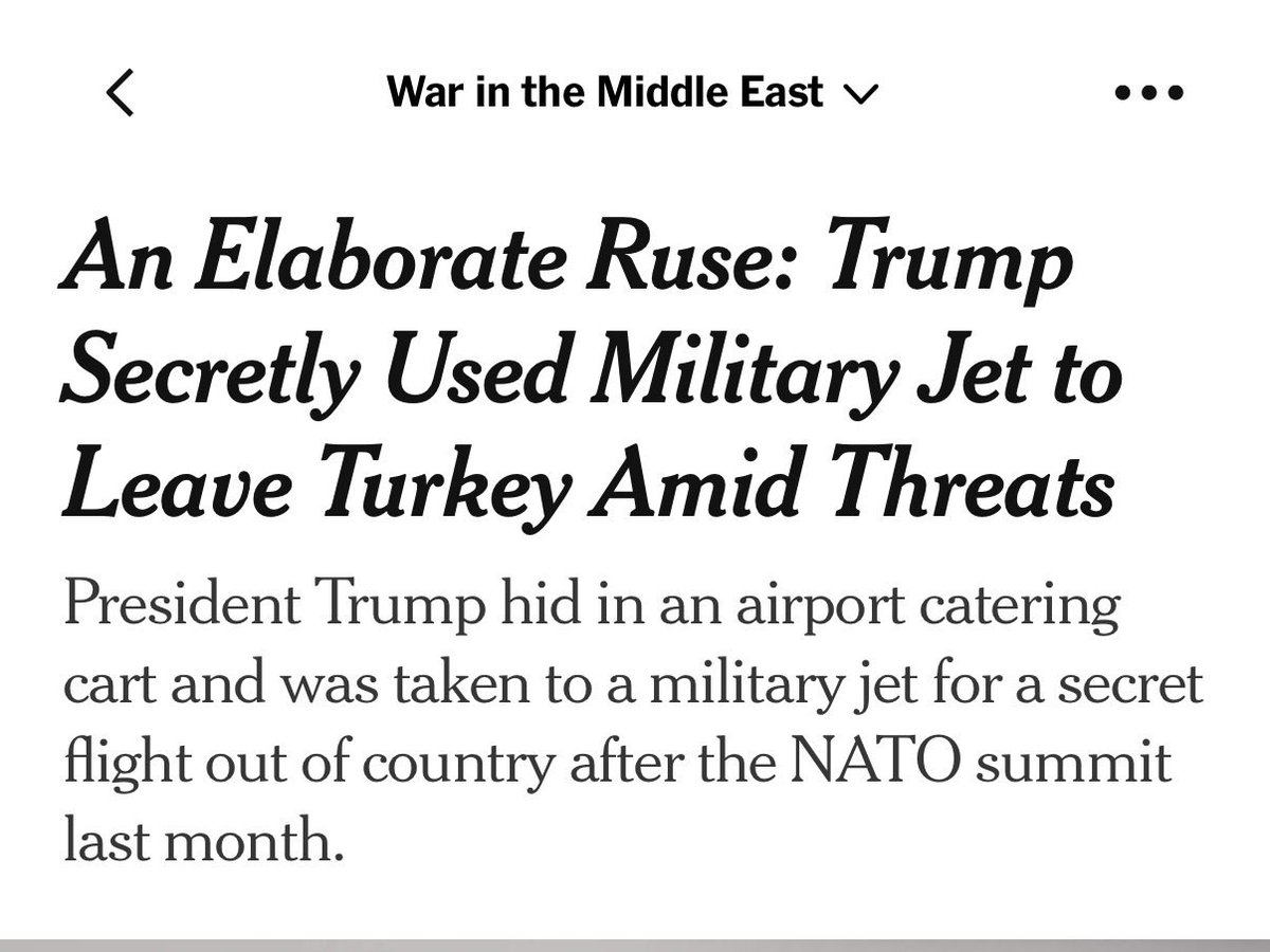TVietor08's tweet photo. Trump is so scared of Iran that he hid in a catering cart like Taylor Swift avoiding the paparazzi https://t.co/IEDAiEOTvq