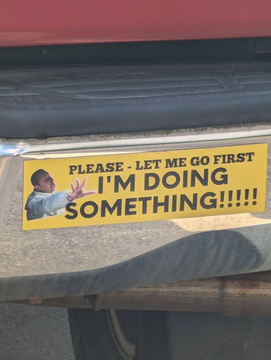 munizeduaroc's tweet photo. Top tier bumper sticker. Ifykyk https://t.co/5dTQo5QtD3