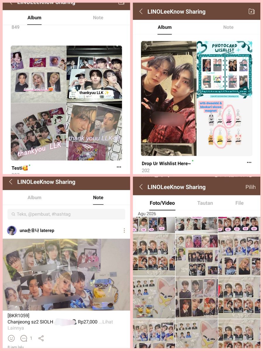 LLK_GO's tweet photo. Hi STAY!!! LLK GO is backkk~ 🫶🏻
Yang cari pc bujang gantenk stray kids skz + harga murce yuk merapat! 👀
🇰🇷 KR • 🇯🇵 JP • 🇨🇳 CH • 🌎 dll
Drop LINE ID ke @LLK_GO kalau mau join GO kami, nanti diinvite~ 💗 https://t.co/HAXCXRDDg1