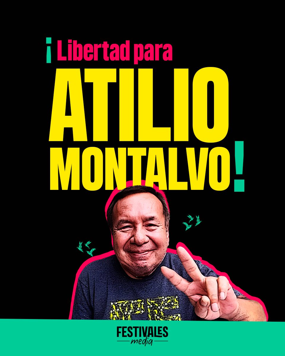 festivalesgt's tweet photo. El día de mañana inicia el juicio espurio en contra de Atilio Montalvo, otro preso político más del régimen dictatorial de Nayib Bukele.
Atilio es firmante de los Acuerdos de Paz en El Salvador del año 1992 🇸🇻
¡Desde Guatemala exigimos que Atilio sea declarado inocente!
#JusticiaParaAtilio #AtilioLibre 📣✊️