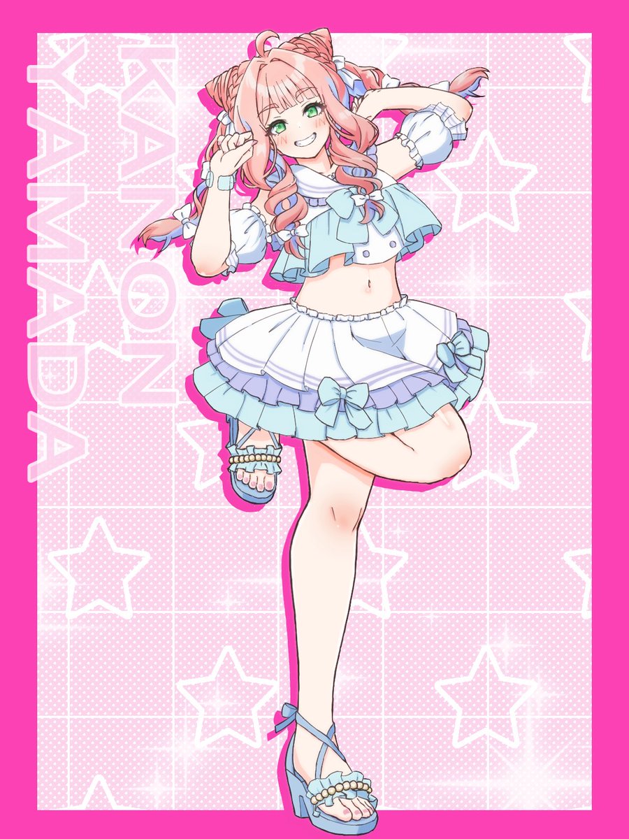 Gl1Eap's tweet photo. 表情差分でいたずら笑みver.
ゲーム中でもちょいちょい出てくるこの表情がめっちゃ好き　
#シャインポスト https://t.co/1G1HvlenFq