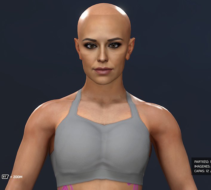 LotzRevelution's tweet photo. I needed Taryn so much that I had to start making her. 💋

(I don't know whose facial texture it is.) https://t.co/w2dMznbCcm