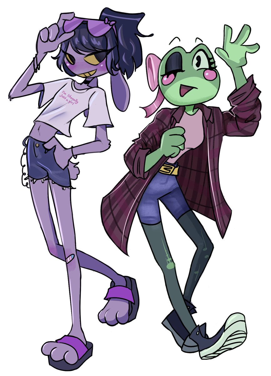 Hellish_Fandom's tweet photo. Goobers 

#jax #ribbit #ribbitrabbit #funnyfrog https://t.co/wStHBLTpIy