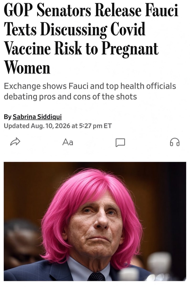 ice4what's tweet photo. @SenRonJohnson @SenRandPaul @NICKIMINAJ NEVER LIES!!!!!! America needs #NoFrauds and nothing but the TRUTH. #ProsecuteFauci ๐ฏ https://t.co/pFaFXVvnD4