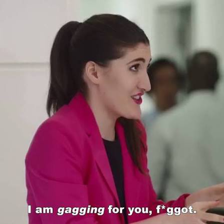 PAPERBOYFRlEND's tweet photo. the girl in the black tank top being the same actress that said this in the other two 😭 https://t.co/JiHVP1Fj7u