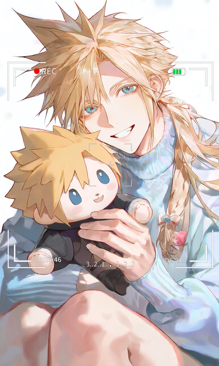 Nyra_Muse's tweet photo. #FF7リバース #FF7 #FF7R
 #クラウド誕生日おめでとう
#クラウド誕生祭2026 #HappyBirthdayCloud
Happy birthday to our protagonist!
🎂💝🩵 https://t.co/CrJKWGCQL8