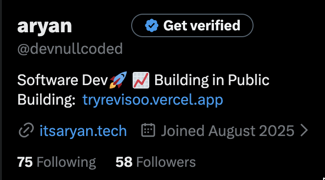 devnullcoded's tweet photo. humbled 🫶 https://t.co/7NMbWiusSi