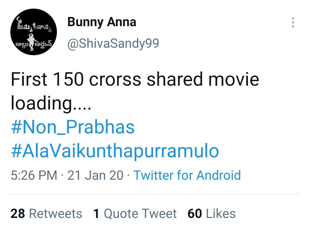 LoyalYashFan's tweet photo. Before the Pushpa lottery, the non-Prabhas filter was permanent for bhAAi fans. 😭🙏🏻 https://t.co/nYQxK5IGyv