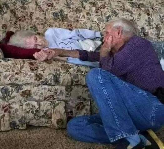 CaliforniaFrizz's tweet photo. She said, “Don't call the doctor, I want to fall asleep peacefully, with your hand in mine.” 

He told her about the past, how they met, their first kiss. They didn't cry, they smiled. They didn't regret anything, they were grateful. 

Then, she repeated softly, 'I love you forever!' He returned her words, gave her a soft kiss on the forehead. She closed her eyes and fell asleep peacefully with her hand in his.

Love is really all that matters because everyone comes into this world with nothing other than love and leaves with nothing other than love. Think about it. 

Profession, career, bank account… our goods are just tools, nothing more. Everything stays here. So just love….Love those that really love you. Love, as if there was nothing more important in your life. ❤️