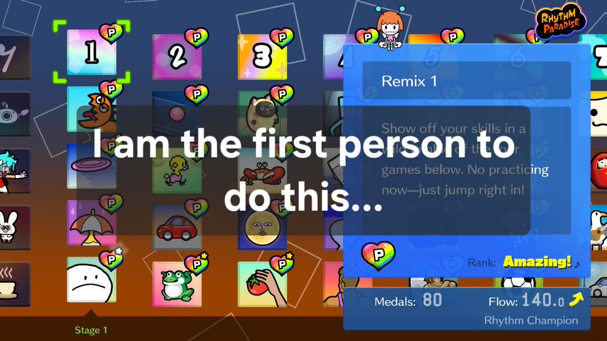 CutieNightDevil's tweet photo. Rhythm Heaven Groove
All rainbow perfect
140 flow
All flow perfect https://t.co/C50YoFe3lb