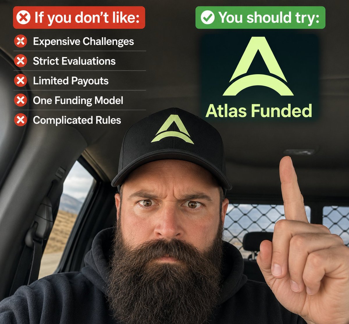 XandoraGod's tweet photo. @PipsCabal Some choices are easier than others.

When the features speak for themselves, you know where to look.

@AtlasFunded making a strong case 👀.
@PipsCabal https://t.co/sdKkpQH8Ys