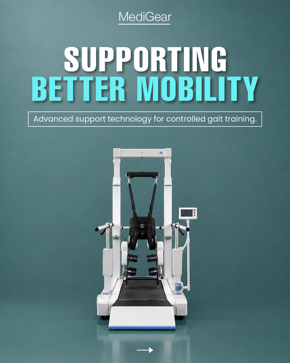 medigearglobal's tweet photo. SUPPORTING BETTER MOBILITY
📩 For inquiries: connect@medigear.uk
This post is intended for general informational purposes only. Medigear is a medical equipment distributor and does not provide medical advice, or prescriptions.
#GaitTraining #RehabilitationEquipment https://t.co/gOj7cj7vn6
