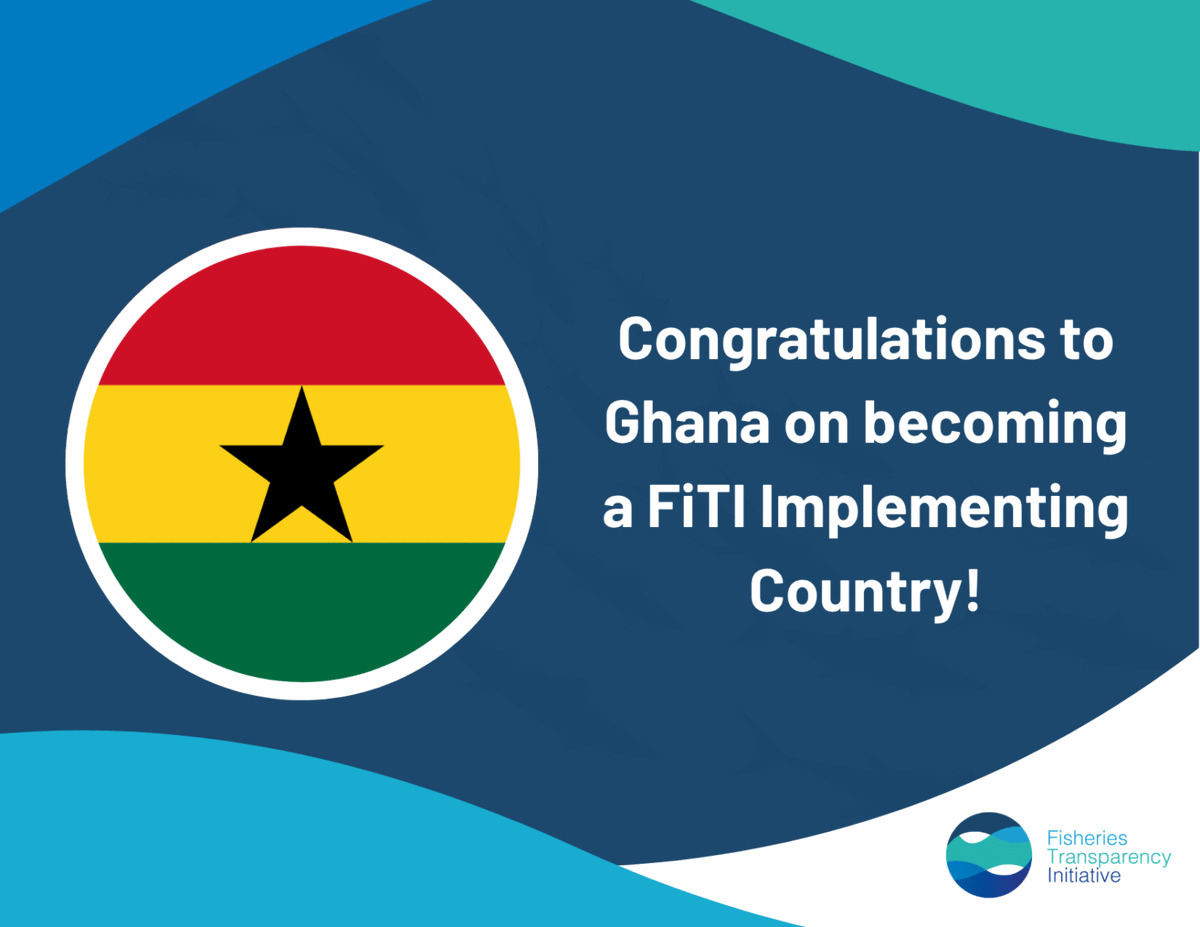 maritimafrica's tweet photo. Ghana achieves FiTI Implementing Country status
https://t.co/PRZQ6Dd9CE
#Ghana #news #fisheries #maritimafrica #africa #FiTI https://t.co/RXa38IUIpF