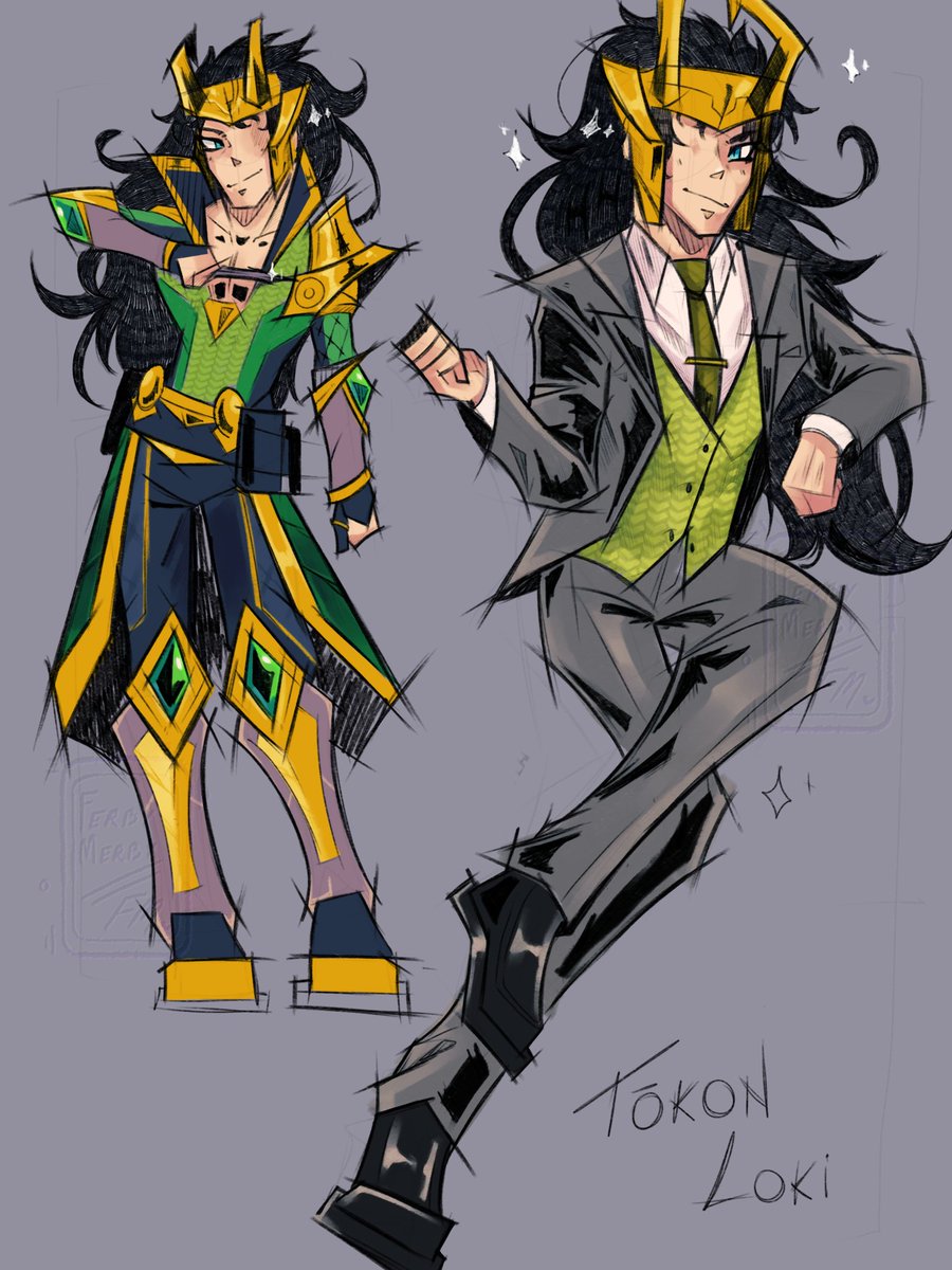 FMerby's tweet photo. Some Marvel Tōkon Loki doodles from last week

#MARVELTōkon https://t.co/QdowARjNUc