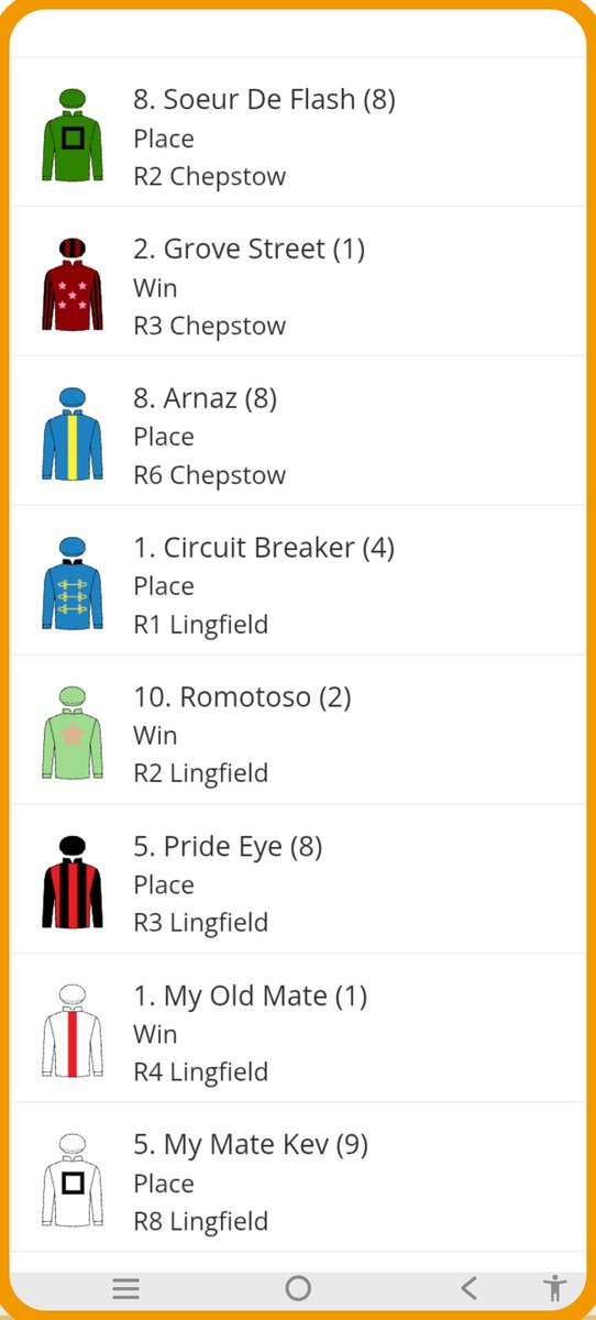 Sagiraju17's tweet photo. CHEPSTOW LINGFIELD UK 

Ew bets and NAPS https://t.co/KQubksFhH2