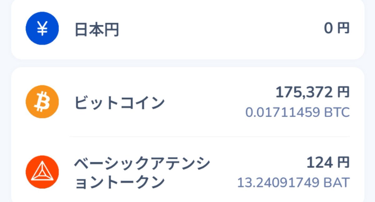 arupakakunpoint's tweet photo. 🪙 #bitcoin
毎日つみたて1,329日目
2026/08/18
【#GMOコイン】毎日500円
🐰購入額103,500円
🪙0.00918234 BTC
💴���在額94,049円
【#bitFlyer】積立停止中
🐰購入額120,000円
🪙0.01711459 BTC
💴現在額175,372円
【#Coincheck】積立停止中
🐰購入額370,000円
🪙0.04749995 BTC
💴現在額486,619円 https://t.co/83yZtkvzo6