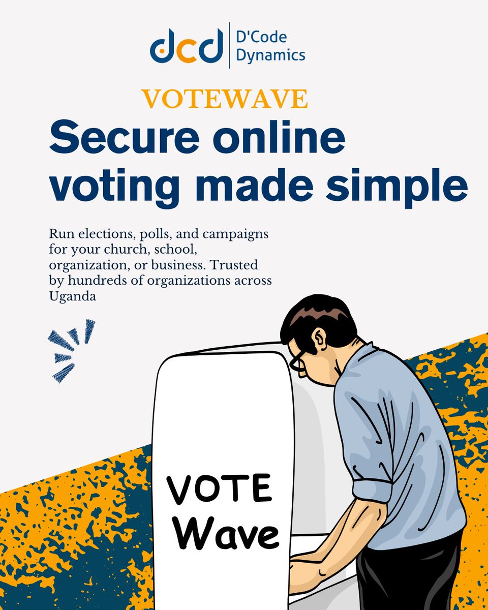 dcodeug's tweet photo. With VoteWave, voting doesn’t have to be complicated. Whether it’s an election, poll or institutional vote, we make the entire process possible online, wherever you are.

We’ll tailor a voting system that fits your institution &amp; your way of working.
https://t.co/gjHn9kXDTd https://t.co/iSKZ0LG3xd