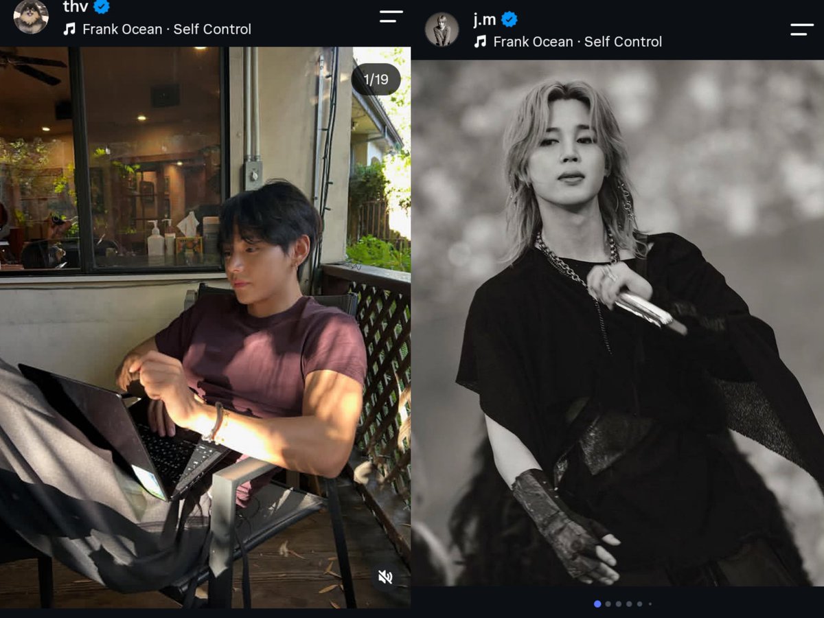 meikthvs's tweet photo. When you're in a competition to see who is more obsessed with taehyung, but jimin is your competitor https://t.co/l5o0HDausR