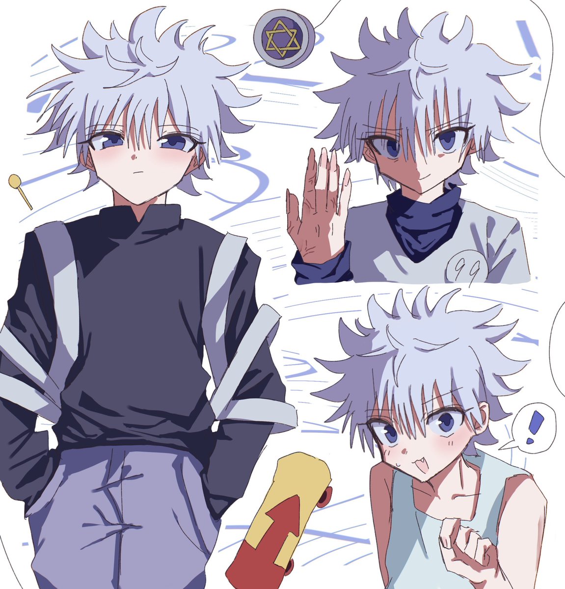 kasa_0_0_'s tweet photo. キルア詰め https://t.co/hS7N5QHSLz