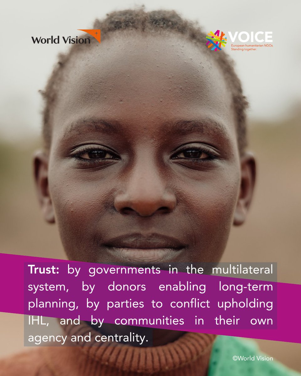 WorldVisionEU's tweet photo. Tomorrow is #WorldHumanitarianDay. To mark the day, @VOICEeu_ asked its members one question: What makes humanitarian action possible?

Read @WorldVision's perspective in the visual above.

#ActForHumanity https://t.co/F2oGQDODuf