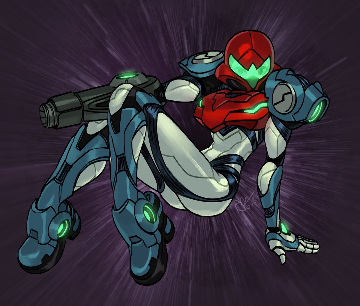 o___8's tweet photo. love the Dread Suit's design~

#Metroid #MetroidAnniversary
#メトロイド40周年 https://t.co/zRmbKBVVvJ