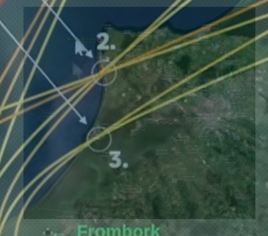 ZeroGott's tweet photo. @auonsson Jammer Nr.3 is somewhere in Baltiysk. Didn't find it yet on Sat images, maybe im Blind. Jammer Nr 1 is fitted onto a Oil Rig at 55.51780942729719, 20.13457016341871. https://t.co/YCO5bMW4aM