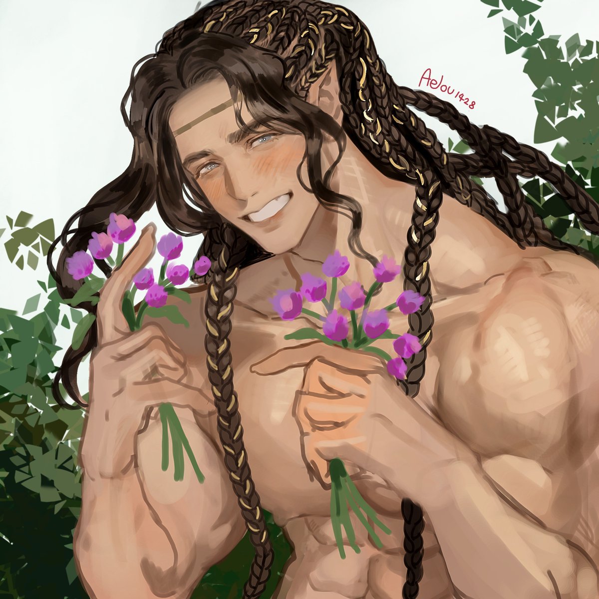 aeiou1A28's tweet photo. 금실로 머리를 땋다니 매우 사치스럽다.

#silmarillion #fingon https://t.co/VnfhuB2S9C