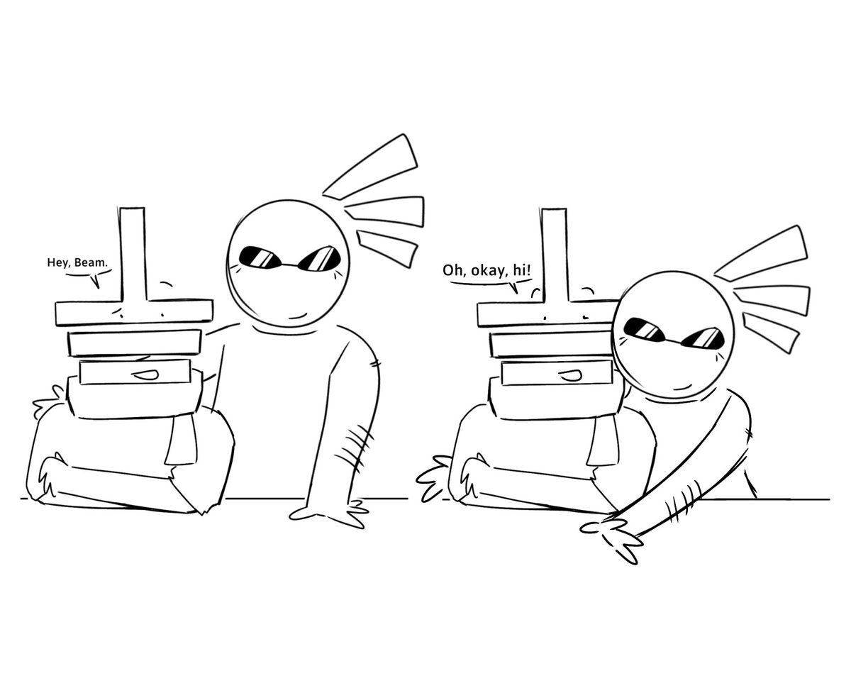 jimb3an's tweet photo. I randomly thought of Beam I guess it was a sign to draw em

@Nariinin 👀

#puzzleheadsoc https://t.co/mYnnsCepU8