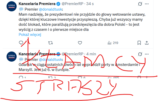 bohybolPL's tweet photo. @PremierRP @donaldtusk Straszyć to ty możesz swoich durnycgh lemingów. Nie prezydenta. Jak zrobicie gniota, to zablokuje. I będzie miła takie prawe. #Nieroby https://t.co/0R7ja8Bw59