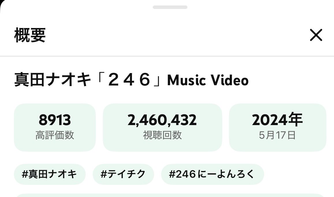 churi0222's tweet photo. 246万回達成おめでとう㊗️
約束…楽しみにしとーよw🤣
#真田ナオキ
#246 https://t.co/bvylKVozIS