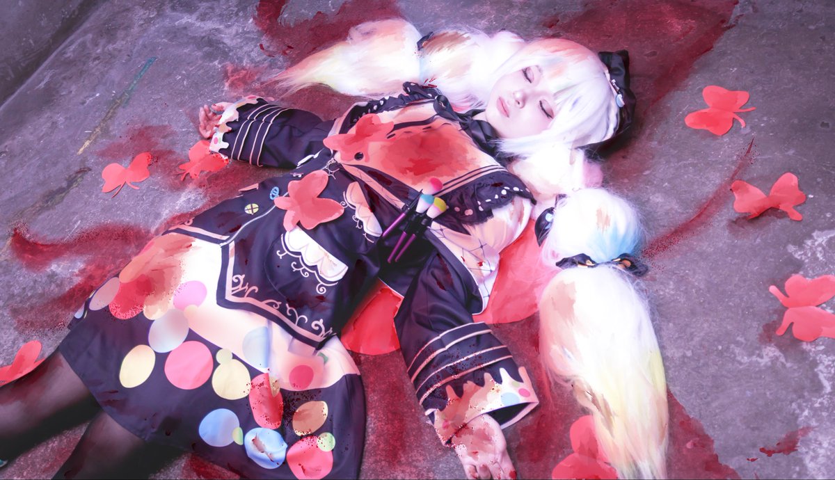 mashika_200's tweet photo. 魔法少女ノ魔女裁判　城ヶ崎ノア　cos

※血表現&amp;ネタバレ注意⚠️
#まのさば二次創作
#まのさばネタバレ　#サバトの儀式RTA0726 https://t.co/TY7R2DeLS8