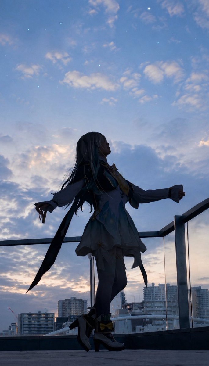 Toru_iroiro's tweet photo. cos/崩壊スターレイル  ホタル

   「   今、同じ星空の下で   」

 #アコスタさいたま   #HonkaiStarRail   #Firefly https://t.co/UeymnbRyK0