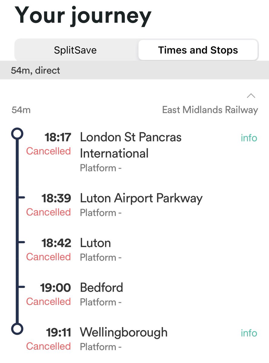 DeLiller40's tweet photo. Like, you know that my train was cancelled, you can see it on your system.  I can still see the train was cancelled on my trainline app. https://t.co/hhZEt9oaiW