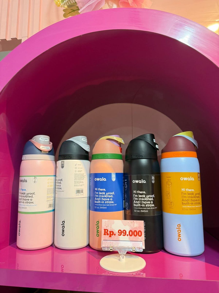 cuarterz's tweet photo. TUMBLER ALL BRAND LAGI CUCI GUDANG MULAI HARGA 79K-99K AJA😭

Ada stanley, owala, corkcicle, chako lab, dll. Murah-murah banget, yang kayak gini ori ga sih? ada yang udah pernah beli? https://t.co/DK8RY8mZJu