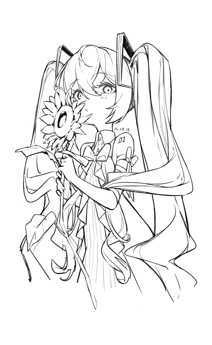 kemon_19's tweet photo. 夏が終わる前に夏っぽいやつ☀

＃初音ミクイラスト https://t.co/12bWSs5Q1V