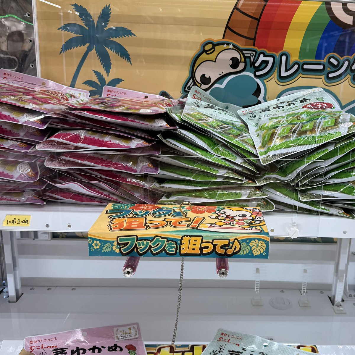 hal_cranegame's tweet photo. 昨日もってきーな古河店に開店凸してきたんだけど、台湾キャッチャーがとにかく獲れすぎて最高！なんだけど、🪝は揺れが死んだり四方八方に揺れるので難しかったな〜〜台によっては奥に透明の柵があって(写真4枚目)リングが柵を超えて詰み、が何度もあった🥺計20k、使いすぎ💸 https://t.co/imRPH3xJFn
