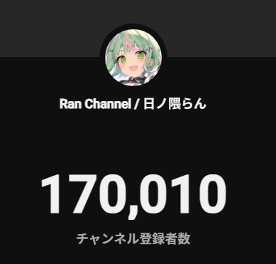 Ran_Hinokuma's tweet photo. YouTube１７万人突破しました！！
ありがとうございます！！！

もっともっとがんばるます！！！ https://t.co/CvomnwIr95