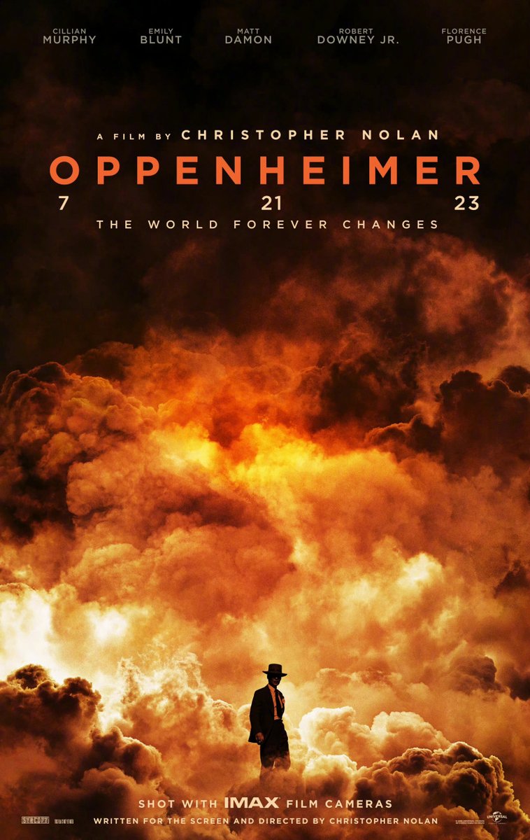 gerwin_jr's tweet photo. Just finished Oppenheimer and my brain’s still buzzing—this is Nolan’s tight, gut-punch masterpiece that doesn’t just tell a story, it makes you feel the weight of history. 10/10, no notes. https://t.co/WEVDZXuv2w