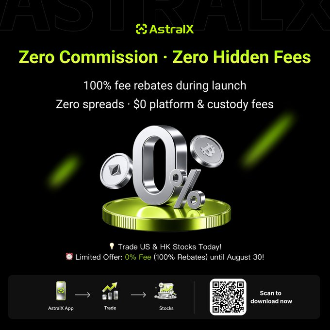 astralxcom's tweet photo. ✅US &amp; HK stock trading is now live on AstralX. Unlock new opportunities across global markets.  

🔥Trade Better, Win the Future. https://t.co/Fd707nOhAn