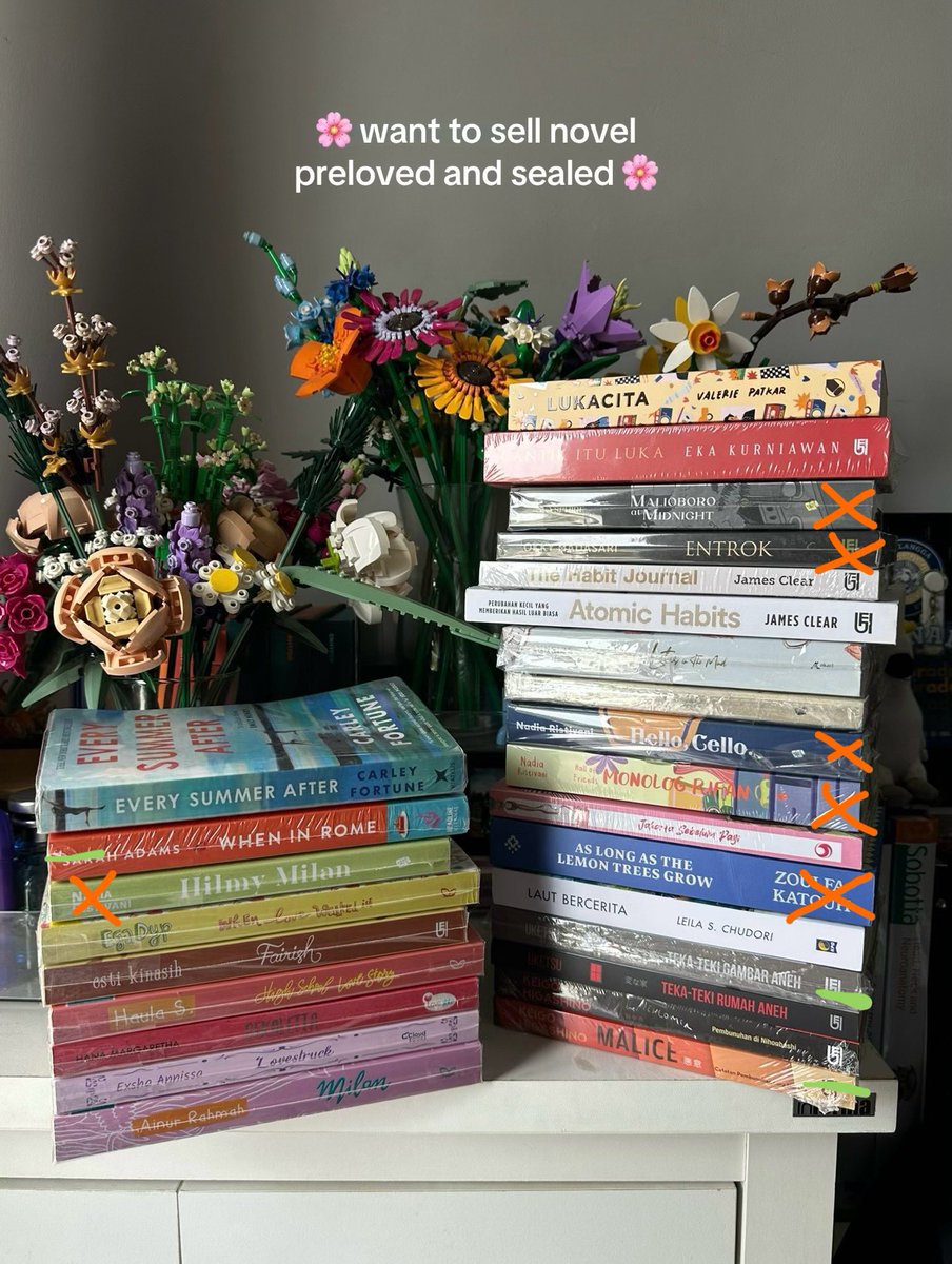 sal_library's tweet photo. wts wts wts novel preloved and sealed

📍tangerang
🍊belum freeong
🍃 on hold https://t.co/atPCFMAwNj