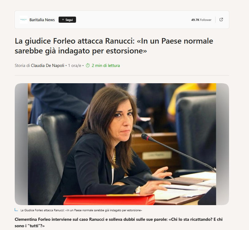 Siddh60's tweet photo. E lei non è certo di destra! Fuori #Ranucci dalla RAI.
#Forleo
https://t.co/GXX9B0mG8z https://t.co/JyXt4Nrrj9