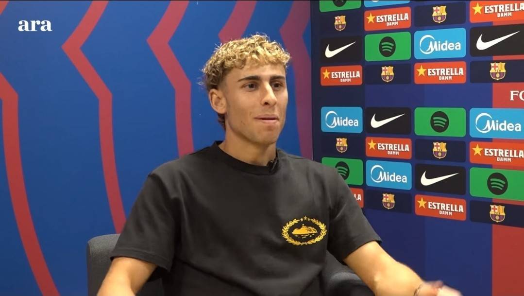 BarcaTimes's tweet photo. 🚨🎙️| Fermín: “Do I use social media? The truth is that I use it a lot, especially TikTok, because it's very addictive.” #fcblive 😂 https://t.co/LYXDb8z4r2