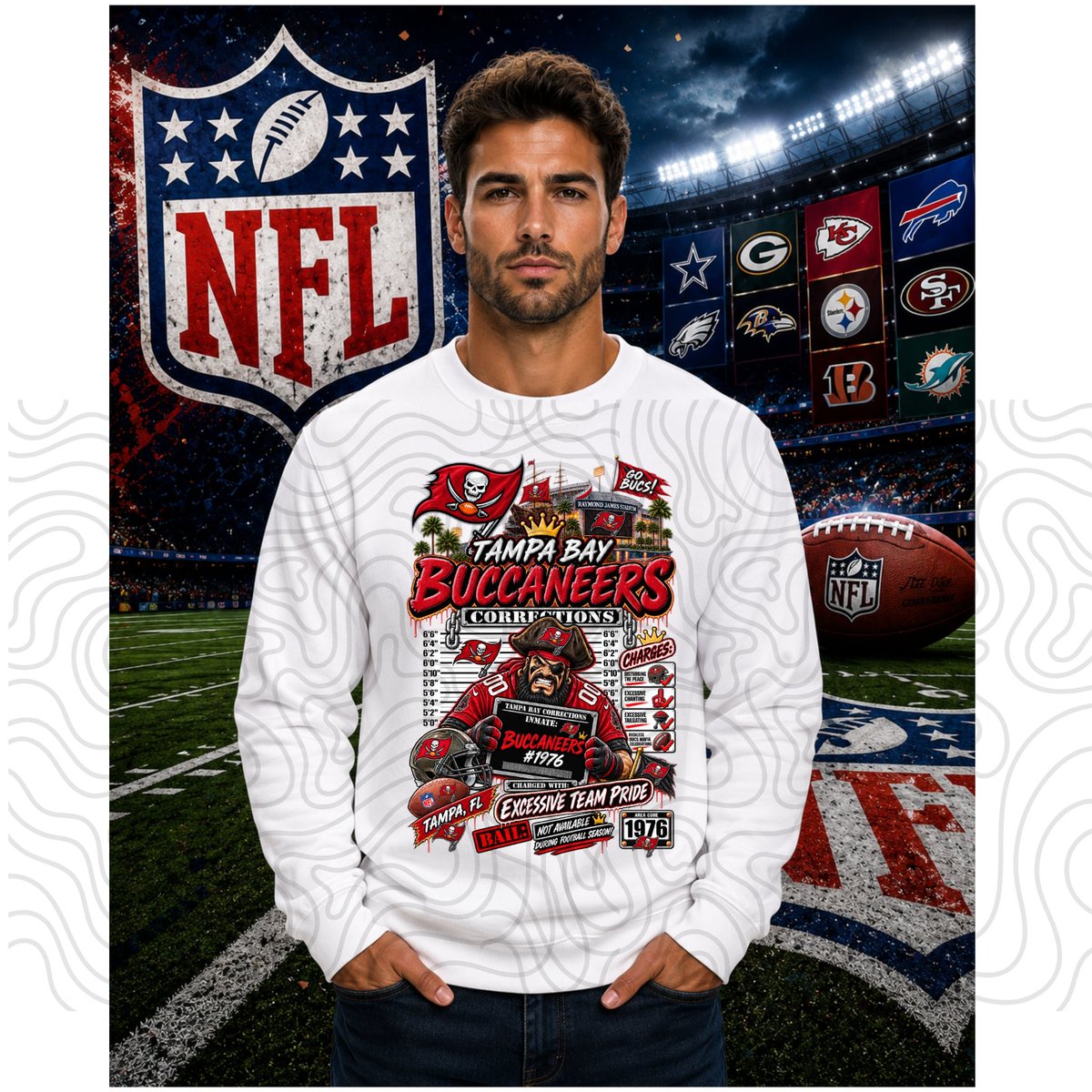 JCRCallaway's tweet photo. NFL  MASCOT MUGSHOT BUNDLE https://t.co/3qHhdmvsmL